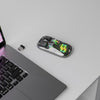 Porodo Transparent Dual-Mode Wireless Mouse RGB Light And Magnetic Cover