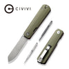 CIVIVI Sendy Milled Green/Red G10