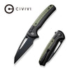 CIVIVI Sentinel Strike Flipper & Thumb Stud & Button Lock Knife Aluminum & FRN Handle