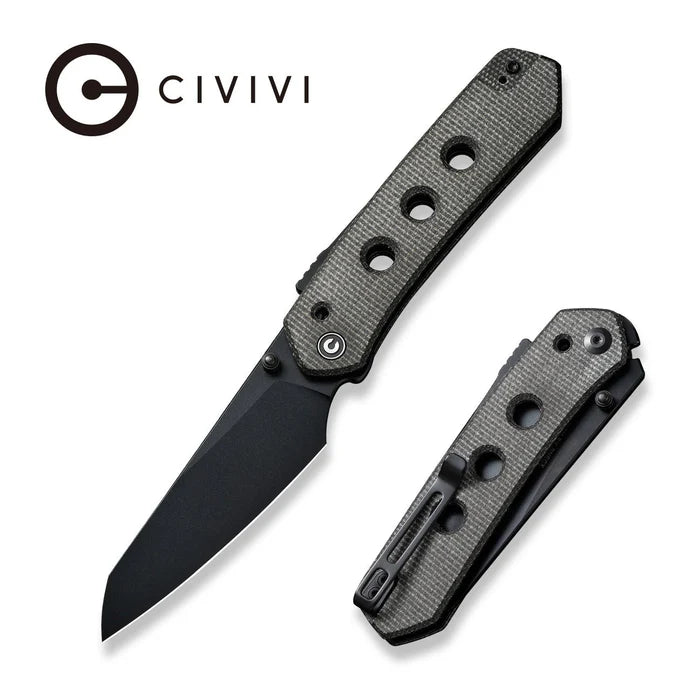 CIVIVI Vision FG Thumb Stud & Superlock Knife Micarta Handle