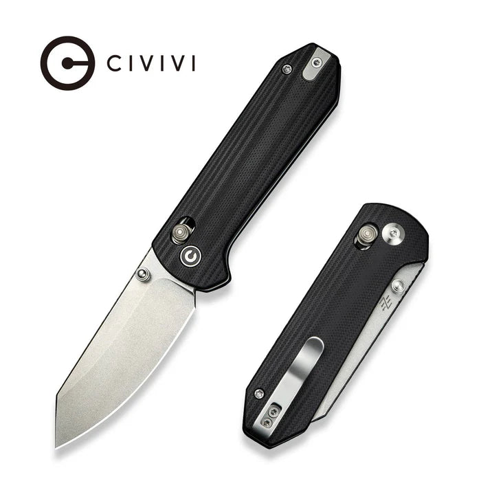 CIVIVI Yonder Thumb Stud & Crossbar Lock Knife G10 Handle