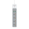 Porodo 4AC 65W 3000W Power Strip- White