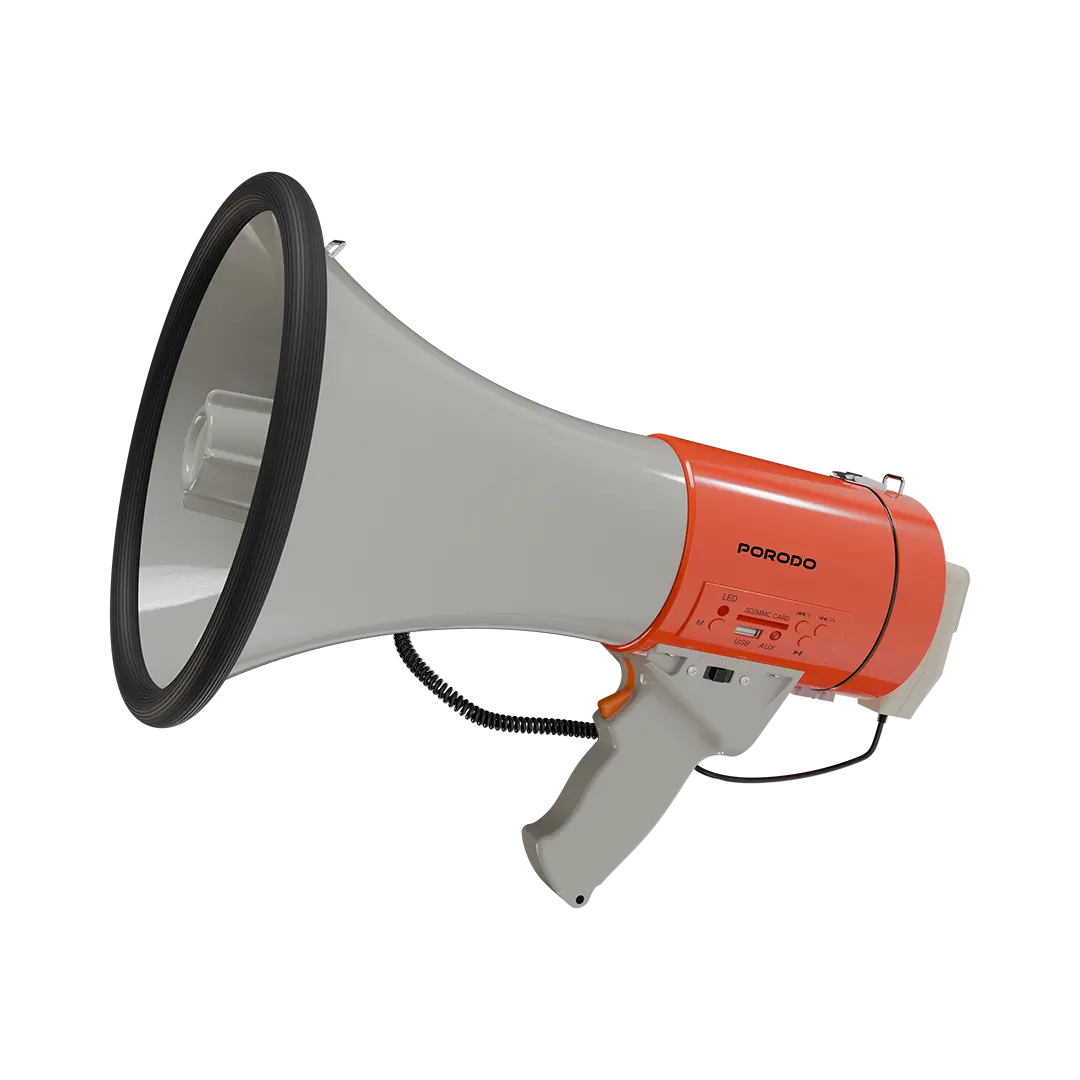 Porodo Portable Megaphone - Orange