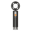 Porodo Lifestyle ChilloFlex Rechargeable Cooling Fan with LED Display - Black