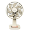 Porodo Lifestyle Chillo Portable Desk Fan with Oscillating Function & Indicator Lights - Beige