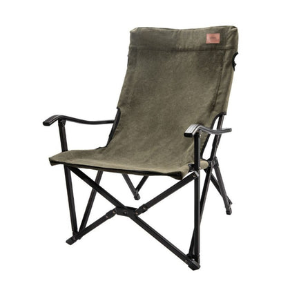 Campingmoon Foldable Canvas Camping Low Style Chair - Khaki