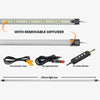 Hardkorr 100cm Tri-Colour LED Light Bar with Diffuser
