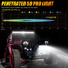 Aux Beam 12 INCH 5D-PRO Series 12000LM Spot Beam Off Road Led Light Bar