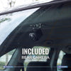 Powerology Sentra Dash Camera with 3 Lenses and Rear Camera - Black