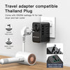 Travelest Universal Travel Adapter GaN 35W with 3 USB-C & 2 USB-A, AC 2500W with Resettable Fuse Works with 220+ Countries