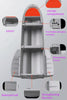 Detachable Dinghy Fishing Boat (5 Persons)