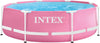 INTEX Pink Metal Frame Pool  - 244 x 76 cm