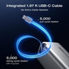 EcoFlow RAPID Pro Power Bank (27,650mAh, 300W, 140W Built-in Cable) - Silver