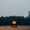 GOOUT Springhill Camping Oil Lamp Portable Stove Hanging Kerosene Lantern for Outdoor Use with a Storage Bag 5.83x1.65x6.81 inch Black