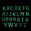 White Letters Patches (GLOW IN THE DARK)
