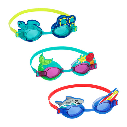 Bestway Aquapals Goggles (Contents:one pair of goggles, 3 assorted character designs)