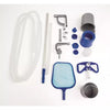 Bestway Deluxe Maintenance Kit (Contents:1 aluminum pole, 1 mesh netting, 1 skimmer, 1pc 7.5-metre hose, 1 surface skimmer.the minimum flow rate of pump is 2,006 L/h (530 gal./h), compatible with all pools except steel wall pools)