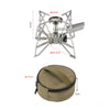 Campingmoon Mini Folding Butterfly Stove Ultralight Portable Burner
