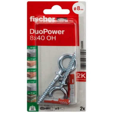 Fischer Duo Power 8X40 OH K NV