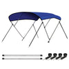 blue bimini top for inflatable boat 183x 137-152 x117cm