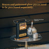 GOOUT Springhill Camping Oil Lamp Portable Stove Hanging Kerosene Lantern for Outdoor Use with a Storage Bag 5.83x1.65x6.81 inch Black