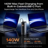 EcoFlow RAPID Pro Power Bank (27,650mAh, 300W, 140W Built-in Cable) - Silver