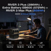 EcoFlow RIVER 3 Max Plus Portable Power Station (858Wh / 600W) Surge 1200W