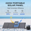 EcoFlow 220W Lightweight Portable Solar Panel