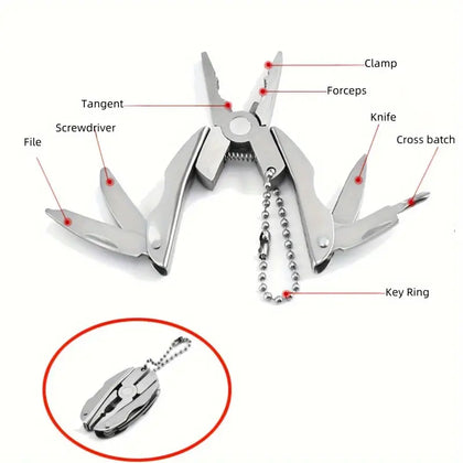 Multifunctional Pliers, Outdoor Convenient Pliers, File, Screw Batch, Small Knife, Strong Pliers, Integrated Multifunctional Tools