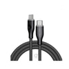 Voltme Powerlink Rugg Double Nylon Cable Type C to Type C 5A / 1M (100W) Emarker Black