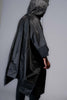 Black rain poncho