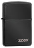 Zippo Lighter Classic High Polish Black With Logo