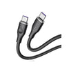 Voltme Powerlink Moss Liquid Silicon Cable Type C to Type C 5A / 1M (100W) Emarker Black