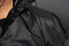 Black rain poncho