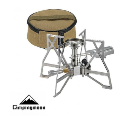 Campingmoon Mini Folding Butterfly Stove Ultralight Portable Burner