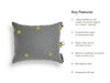 NEMO EQUIPMENT | FILLO KING PILLOW | MIDNIGHT GRAY