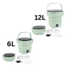 Foldable Travel Mini Washing Machine – 6L & 12L Capacity – Green
