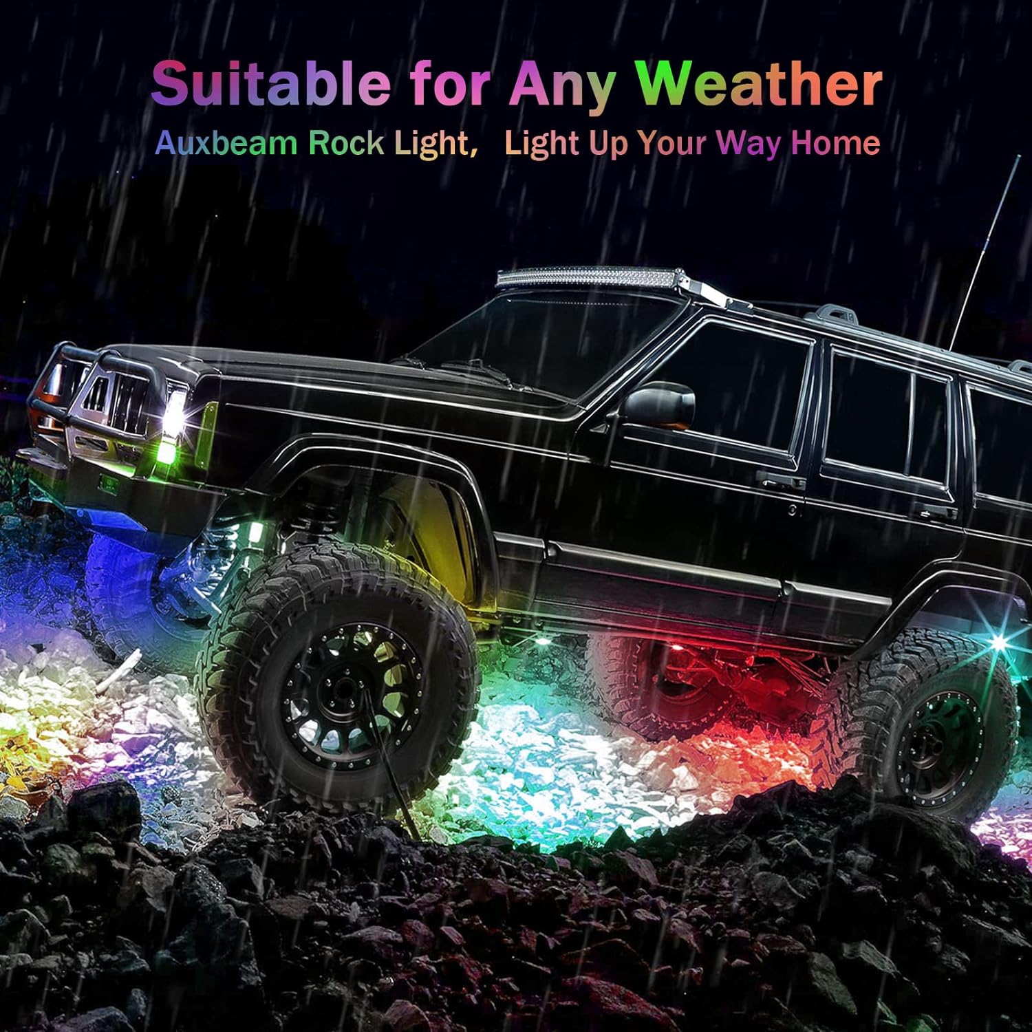 ATV/UTV-RGB Rock Lights – Auxbeam Led Light