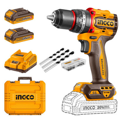 Ingco 20V Brushless Cordless Impact Drill