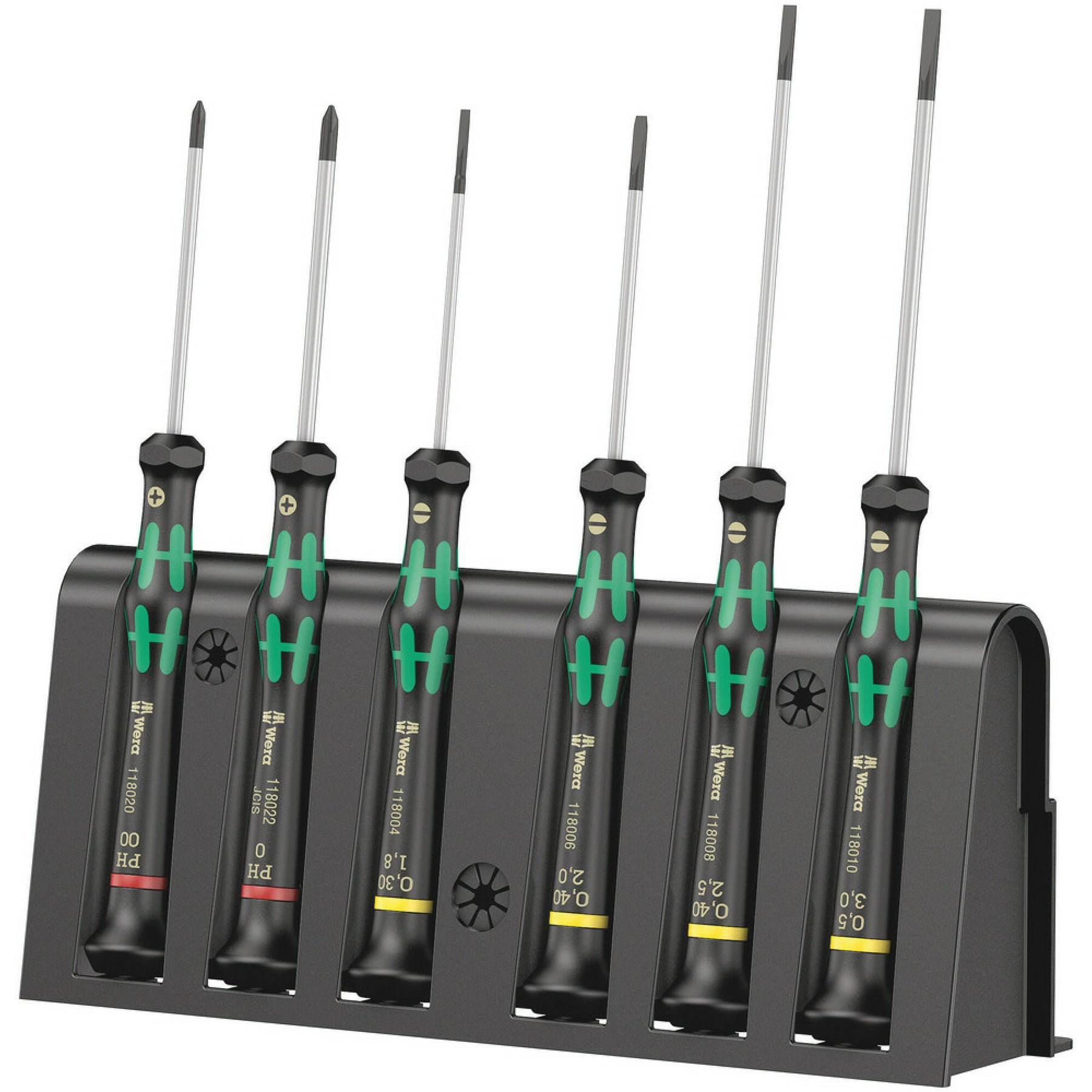 Wera Led Application Wera 2035/6 A Screwdriver set and rack for electronic applications, 6 ...