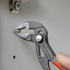 Knipex - 87 01 125 | Cobra Water Pump Pliers | Non-Slip Handle | Grey Atramentized - 125mm