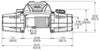WARN | ZEON 10-S WINCH W/ SYNTHETIC ROPE 10,000 LBS 12V CE