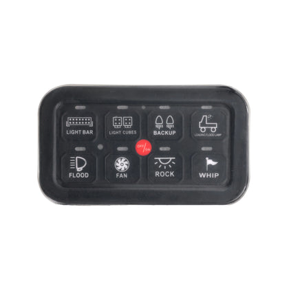 Waterproof silicone cover For 8 Gang Switch Panel