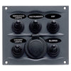 Switch Panel 5 Way with Socket