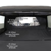 Jeep Wrangler JK 4 Dr Outback Wind Breaker (Black Diamond)