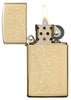 Zippo Brass Venetian Slim Lighter