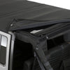 Jeep Wrangler JK 4 Dr Bowless Combo Top With Tinted Windows and No Door Uppers (Black Diamond)