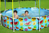 Bestway 2.44m x 51 cm Steel Pro UV Careful Splash-in-Shade Play Pool