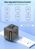 Travelest Universal Travel Adapter GaN 25W with 2 USB-C & 1 USB-A, AC 2500W, Works with 200+ Countries