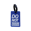 Travelest Luggage Tag - Do Not Touch My Luggage Blue